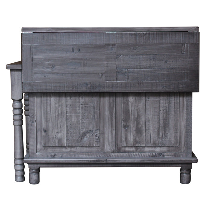 CottageCreek Kinzley Kitchen Island with PullOut Table & Reviews Wayfair